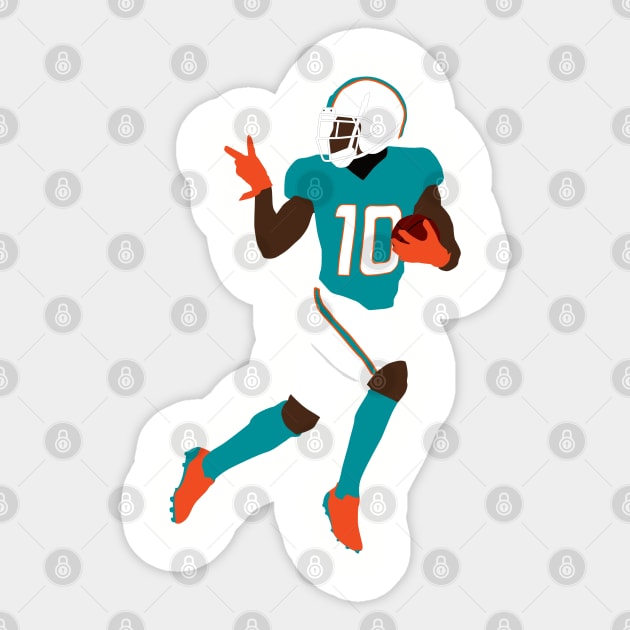 Tyreek Hill Sticker by islandersgraphics